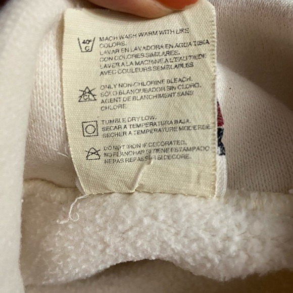 Vintage Tultex Cotton Sioux Chef print Unisex sweatshirt Turtleneck Large - Picture 11 of 12